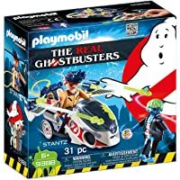 PLAYMOBIL Ghostbusters Stantz con Moto Voladora- a Partir de 6 Años (9388)